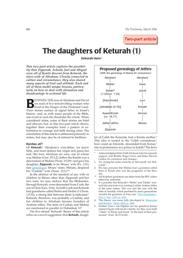 The Daughters of Keturah (1) Deborah Hurn*