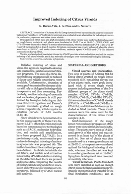 Improved Indexing of Citrus Viroids