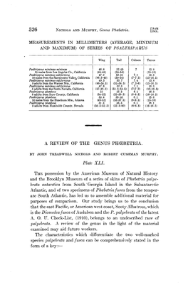 A Review of the Genus Ph[Oe]Betria