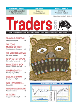 Trading the Macd+H the Dow's Moment of Truth the Nikkei