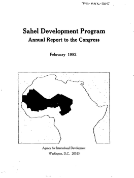 Sahel Development Program Annual Report to the Congress
