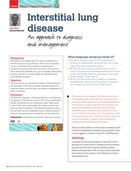 Interstitial Lung Disease