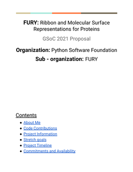 Gsoc 2021 Proposal