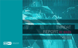 ESET Threat Report Q1 2020