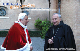 Understandingthe Saint Benedict Education Foundation Sant’ Anselmo: the International Benedictine University in Rome