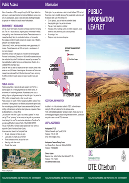 DTE Otterburn Public Information Leaflet