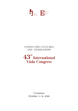 International Viola Congress