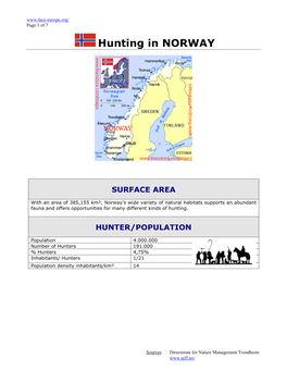 Hunting in NORWAY