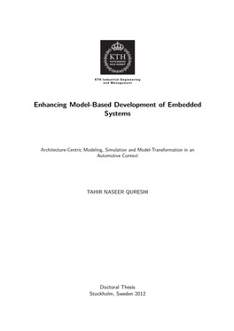 Enhancing Model-Based Development of Embedded Systems