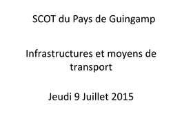 Mobilités Et Déplacements Equipements