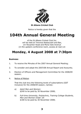 2007/08 Annual Report and Accounts;