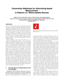 Censorship Addendum for Advertising-Based Measurement: a Platform of 7 Billion Mobile Devices