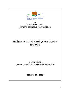 Eskişehir Valiliği Çevre Ve Şehircilik Il Müdürlüğü