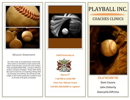 Playball Inc