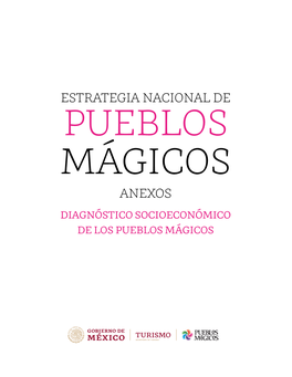 Anexo 4.Diagnóstico Socioeconómico De Los Pueblos Mágicos