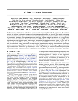 Mlperf Inference Benchmark