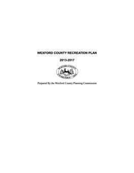 Wexford County Recreation Plan 2013-2017