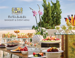 Ponte Vedra Inn & Club | Banquet & Event Menu