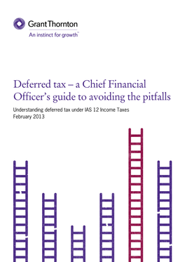 Deferred Tax – a Chief Financial Officer’S Guide to Avoiding the Pitfalls