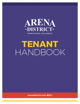 Arena District Tenant Handbook