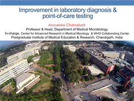 Improvement in Laboratory Diagnosis & Point-Of-Care Testing