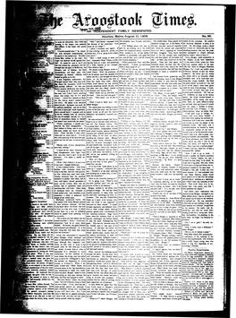 The Aroostook Times, August 11, 1905