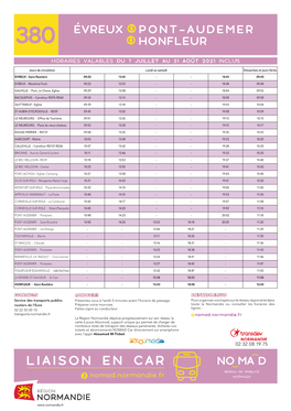Ligne 380 ETE 2021 Evreux-Pont Audemer-Honfleur.Pdf