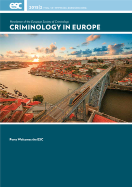 Criminology in Europe