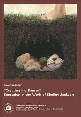 “Creating the Senses” Sensation in the Work of Shelley Jackson