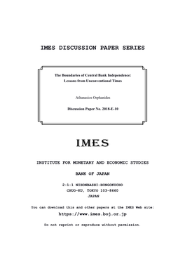 The Boundaries of Central Bank Independence: Lessons from Unconventional Times