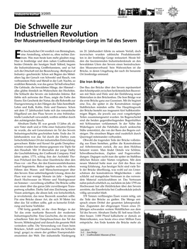 Die Schwelle Zur Industriellen Revolution Der Museumsverbund Ironbridge Gorge Im Tal Des Severn