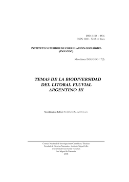 Comentarios Sobre Algunas Especies De Mamíferos Del Litoral Fluvial Argentino