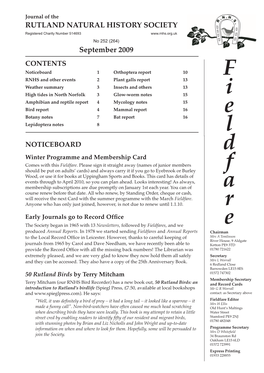 Fieldfare September 2009