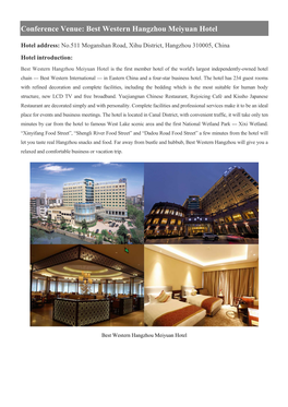 Best Western Hangzhou Meiyuan Hotel-3