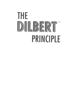 The Dilbert Principle