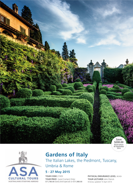 Gardens of Italy