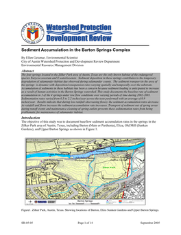 The Contributing and Recharge Zones of Barton and Its' Related Springs In