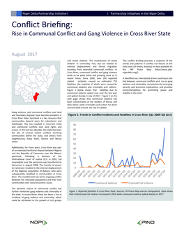 Conflict Briefing: Rise in Communal Conflict and Gang Violence in Cross River State