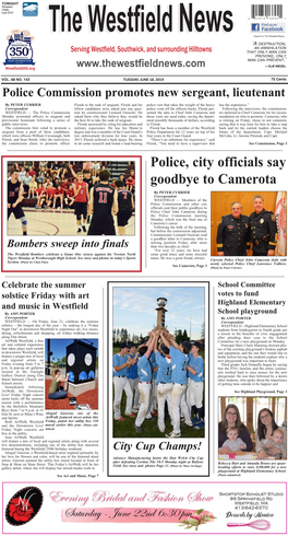 Police, City Officials Say Goodbye to Camerota