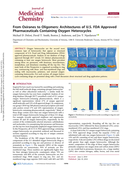 Architectures of US FDA Approved Pharmaceuticals Containing