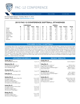Pac-10 Conference Pac-12 Conference