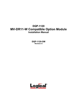 DQP-1100 Owners Manual