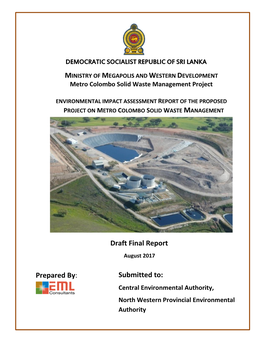 Metro Colombo Solid Waste Management Project