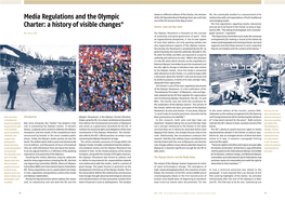Media Regulations and the Olympic Charter