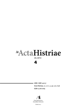 Acta Histriae, 20, 2012, 4