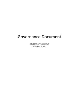 Governance Document