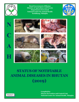 The Status of Notifiable Animal Diseases in Bhutan, 2019