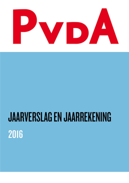 Pvda Jaarverslag 2016