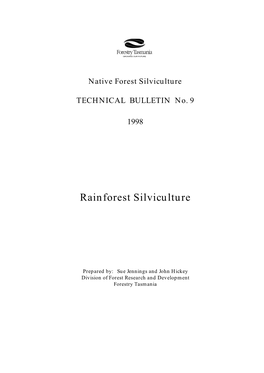 Rainforest Silviculture