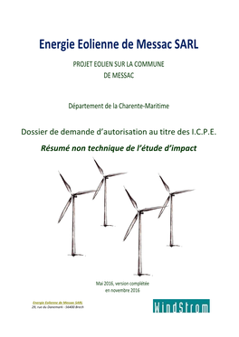 Energie Eolienne De Messac SARL